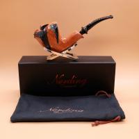 Erik Nording Signature Smooth And Rustic Fishtail Pipe (EN248)