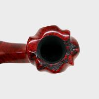 SLIGHT SECONDS Erik Nording Freehand Orange Grain 2 Fishtail Pipe (EN252)