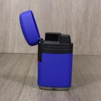 Easy Torch Double Jet Cross Lighter - Blue