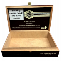 Empty Avo Heritage Short Torpedo Cigar Box