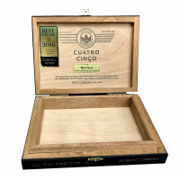 Empty Cuatro Cinco Petit Corona Cigar Box