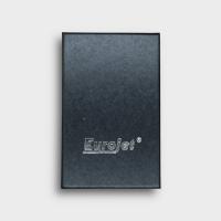 Eurojet Jet Lighter with Punch Cut and Rest - Gunmetal & Black
