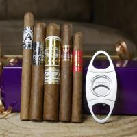 CGars Exclusive Christmas Cracker Gift Sampler - 5 Cigars and Cutter