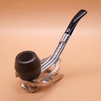 Falcon Starter Standard Pipe Set & Leather Tobacco Pouch - Bent (FAL606)