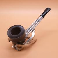 Falcon Starter Standard Pipe Set & Leather Tobacco Pouch - Straight (FAL607)