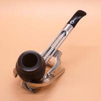 Falcon Standard Rustic Curved Aluminium Briar Fishtail Pipe (FAL616)