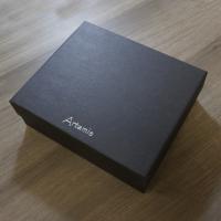 Artamis 6oz Dark Brown Leather Flask & Cups Gift Set