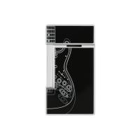 ST Dupont Lighter - Slimmy - Fender - Black & Chrome