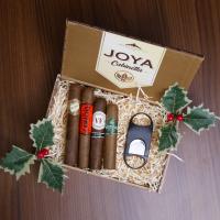 Fireside Favourites Christmas Gift Box Sampler - 4 Cigars and Cutter