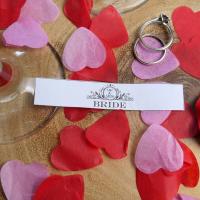 Wedding Cigar Band - BRIDE - Mr & Mrs Floral Design