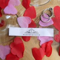 Wedding Cigar Band - MAID OF HONOUR - Mr & Mrs Floral Design