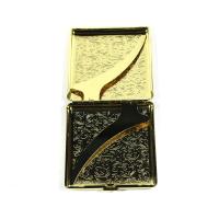 Gold Swirl Cigarette Case - Holds 18 Kingsize