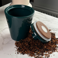 SLIGHT SECONDS - Savinelli Airtight Humidor Tobacco Storing Jar - Green