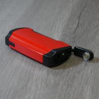 Honest Orion Jet Flame Cigar Lighter & Punch Cutter - Red (HON127)