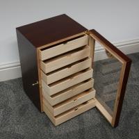 Cincinnati Matte Cherry Cabinet Humidor - up to 200 Cigar Capacity