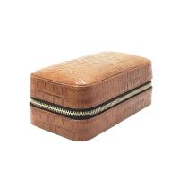 Leather Cigar Travel Case - 6 Cigar Capacity - Brown