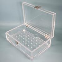 Clear Perspex Travel Humidor - 10 Cigar Capacity