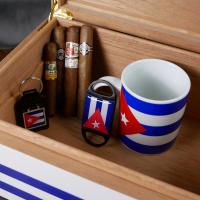 Havana Heritage Compendium Sampler - Cuba Themed Humidor & Accessories