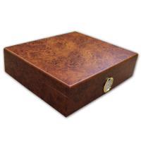 FATHERS DAY - Classic - Dark Burl - Desk Top Humidor - 20 Cigars Capacity