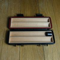 Angelo Mini Black ABS Cedar Lined Travel Humidor - 2 Cigar Capacity