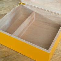 Che Humidor Matte Yellow - 40 Cigar Capacity