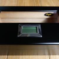 Angelo Mini Black Humidor with Window & External Hygrometer - 10 Cigar Capacity