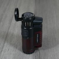 Vertigo by Lotus - Hawk Triple Torch Flame Lighter - Red