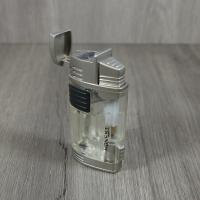 Honest Cromer Twin Jet Lighter with Punch Cutter - Clear (HON100) - End of Line