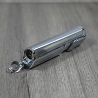 Honest Hutton Jet Flame Cigar Lighter with Cigar Punch - Chrome (HON69) - End of Line