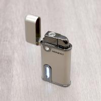 Honest Bronte Cigar Lighter - Grey Windproof (HON212)