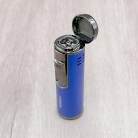 Honest Lewis Cigar Lighter - Blue & Chrome (HON203)