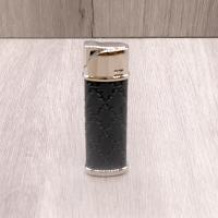 Honest Carroll Cigar Lighter - Black & Chrome Jet Lighter (HON218)