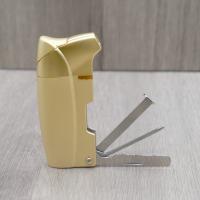 Promise Earl Pipe Lighter - Gold Satin