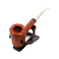 Missouri Meerschaum Iconic Legend Corn Cob Bent Fishtail Pipe