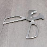 J Cure London Chrome Cigar Scissor Cutter