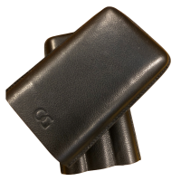 J Cure C.Gars Collection - Leather Cigar Case - Black 3 Cigar Capacity (End of Line)