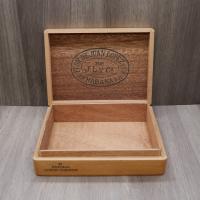 Empty Flor De Juan Lopez Vintage Natural Lunch Corona Box