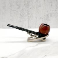 Jemar Principe Albert Kennedy 6mm Filter Black & Dark Wood Fishtail Pipe (JM207)