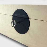 Jonathon Vaiksaar Artemis Medium Humidor - Bleached Sycamore - 120 Cigar Capacity