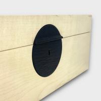 Jonathon Vaiksaar Artemis Medium Humidor - Bleached Sycamore - 120 Cigar Capacity
