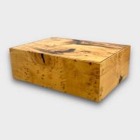 Jonathon Vaiksaar Natural Small Regular Humidor - Yew - 70 Cigar Capacity