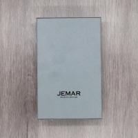 Jemar Leather Slim Panatella Case - 5 Finger - Black