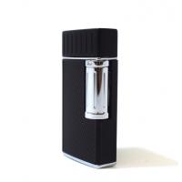 Colibri Julius Classic Double-flame Cigar Lighter - Black & Chrome