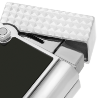 ST Dupont Lighter Necklace - Silver & Black