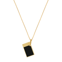 ST Dupont Lighter Necklace - Gold & Black