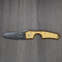 Les Fines Lames Le Petit - The Cigar Pocket Knife - Anodised Series Yellow