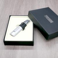 Tycoon Blazer Jet Cigar Lighter - Matte Chrome & Black