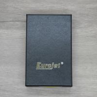 Eurojet Triple Jet Lighter with Punch, Window & Cigar Rest - Black