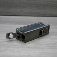 Eurojet Jet Lighter with Punch Cut and Rest - Gunmetal & Black