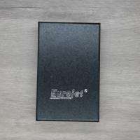 Eurojet Jet Lighter with Punch Cut and Rest - Gunmetal & Red